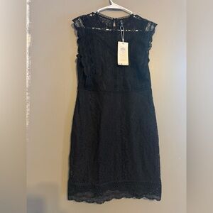 NWT Only Black Lace Mini Dress